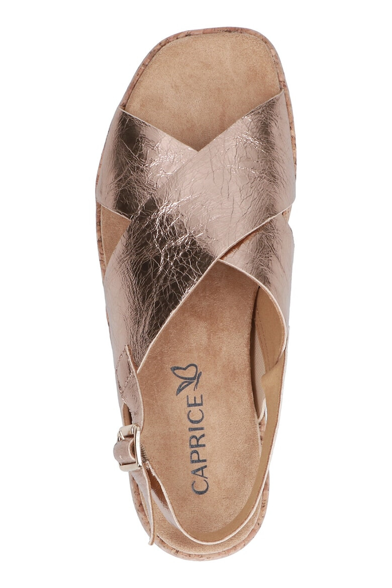 Caprice Sandale slingback de piele - Pled.ro