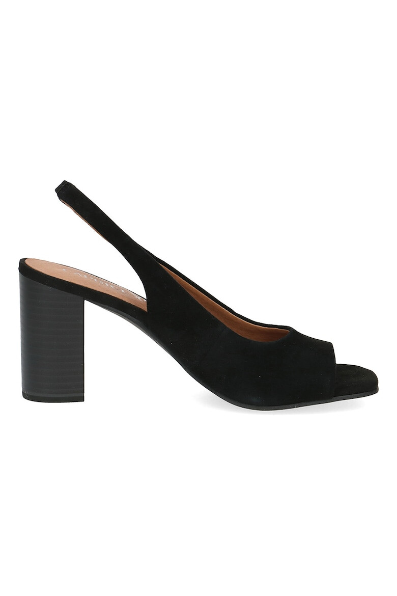 Caprice Sandale slingback de piele intoarsa - Pled.ro