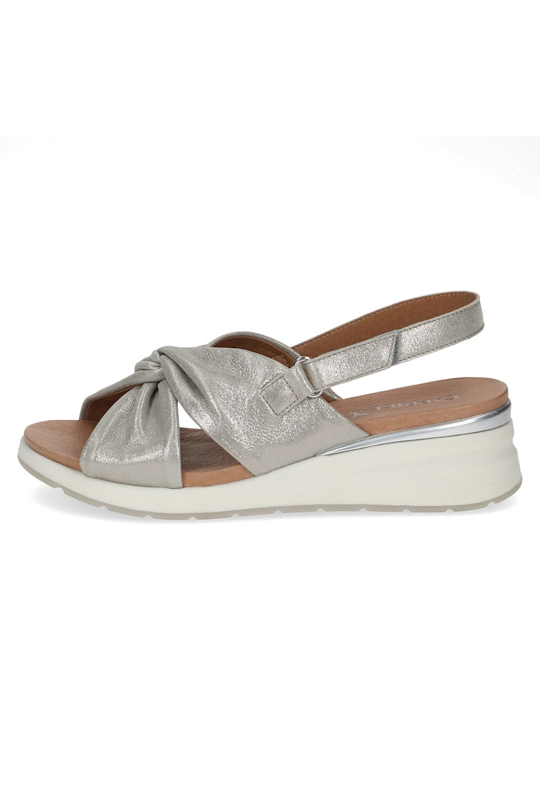 Caprice Sandale wedge de piele - Pled.ro