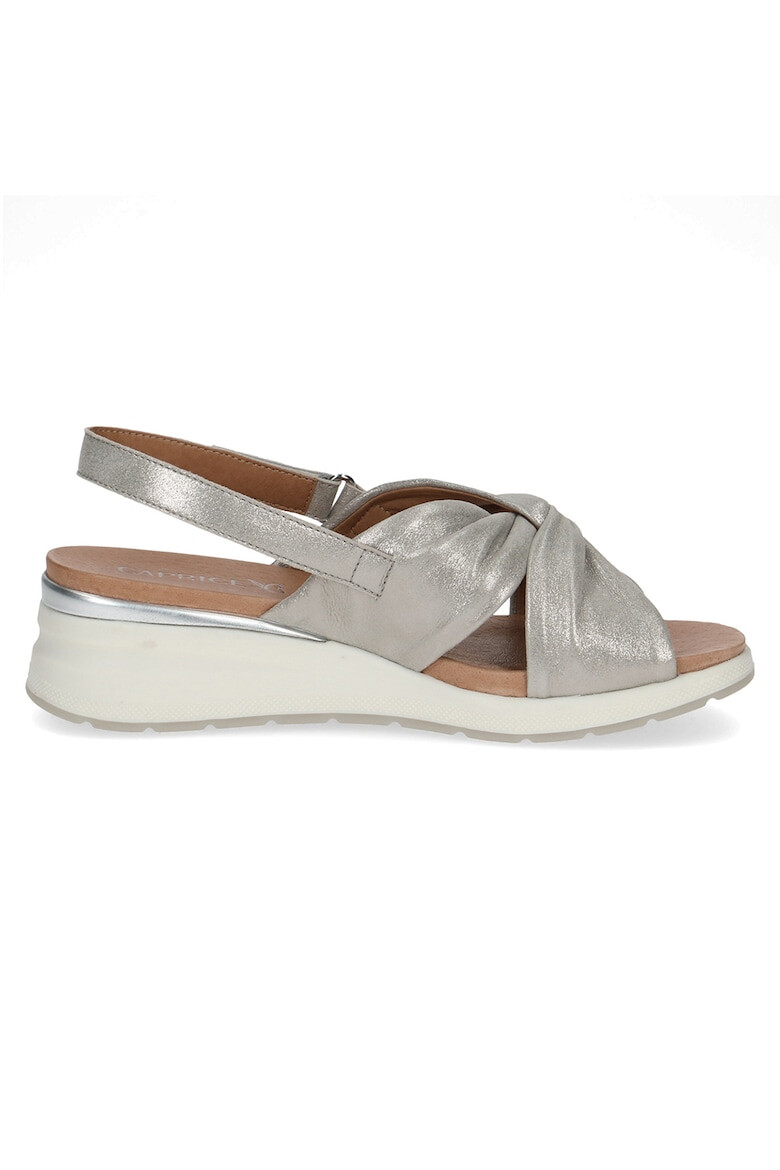 Caprice Sandale wedge de piele - Pled.ro