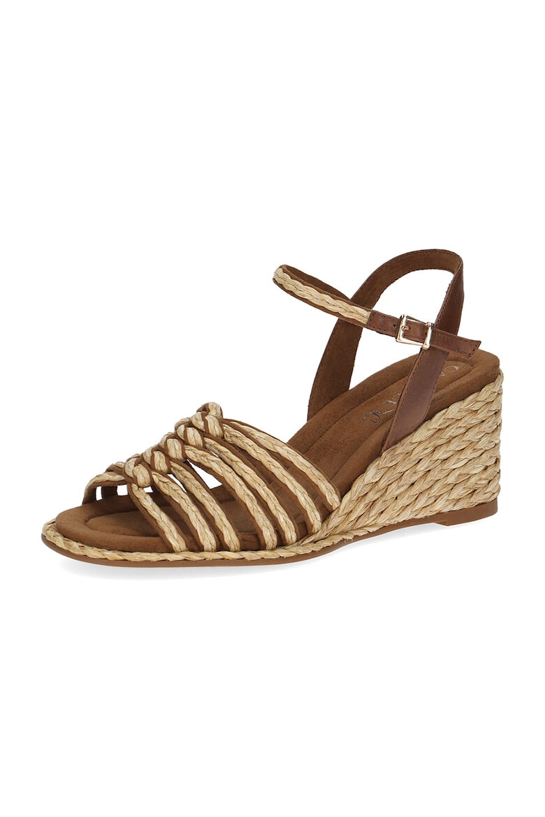 Caprice Sandale wedge de piele - Pled.ro