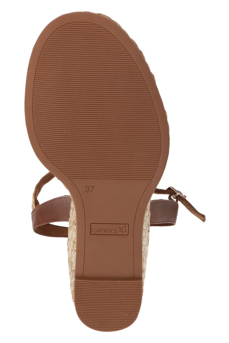 Caprice Sandale wedge de piele - Pled.ro