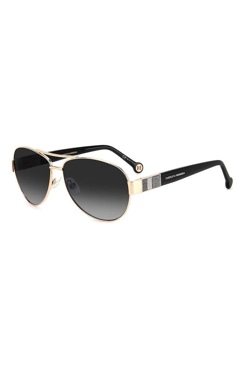 Carolina Herrera Ochelari de soare aviator cu lentile in degrade - Pled.ro