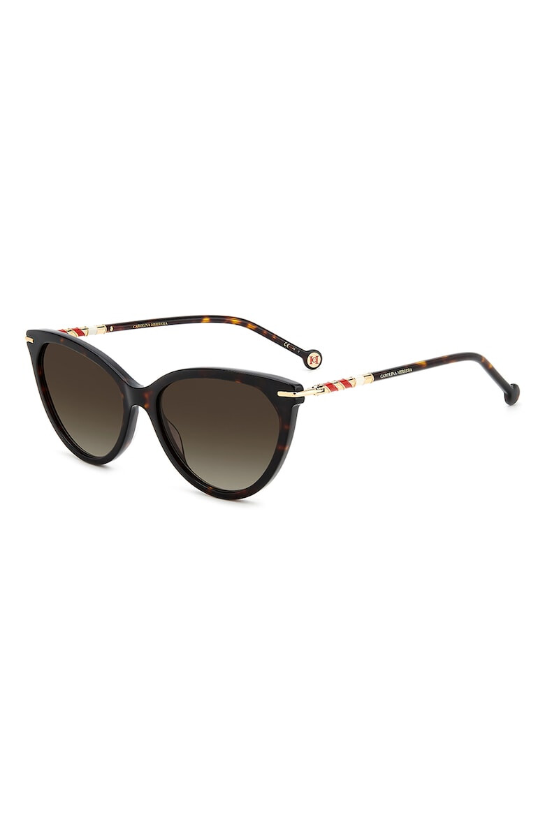 Carolina Herrera Ochelari de soare cat-eye cu brate inguste - Pled.ro