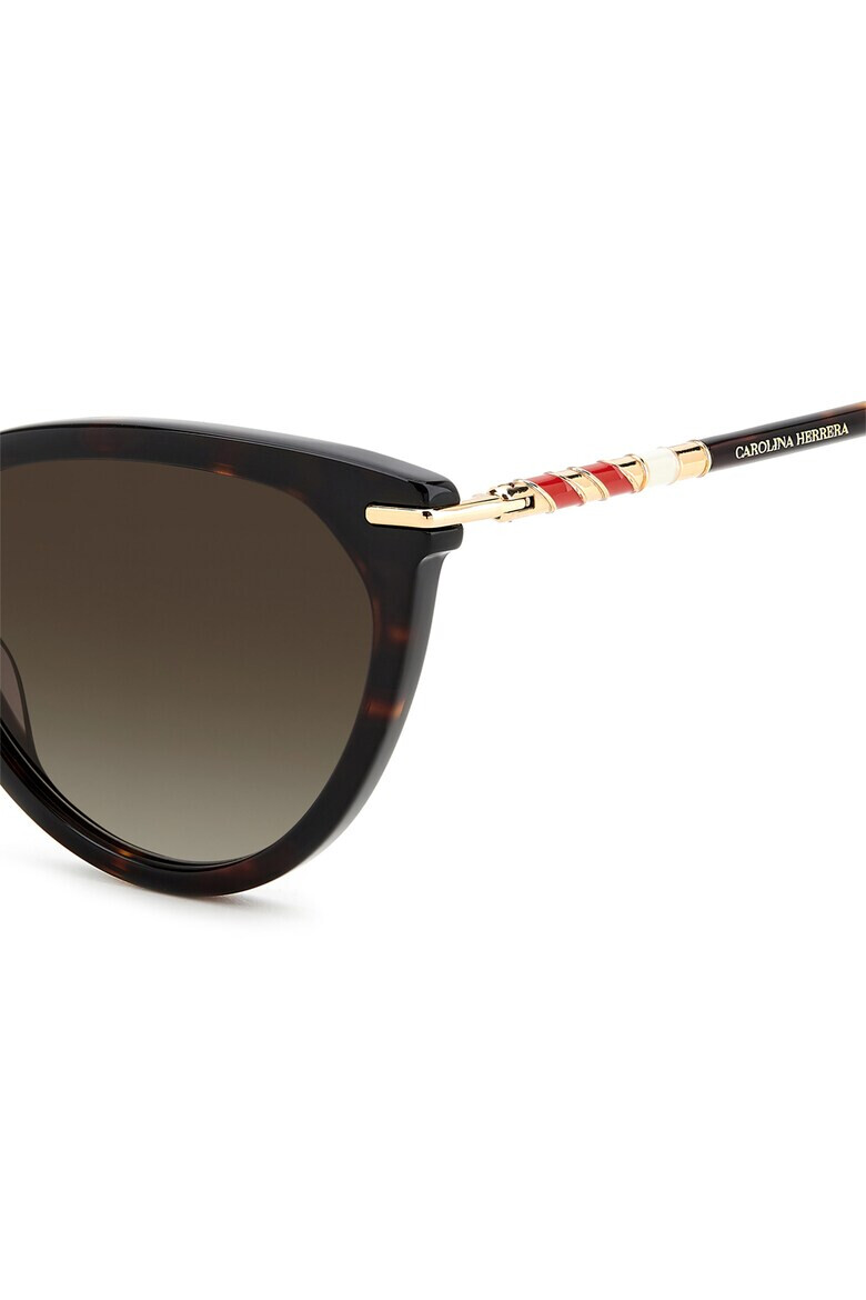 Carolina Herrera Ochelari de soare cat-eye cu brate inguste - Pled.ro