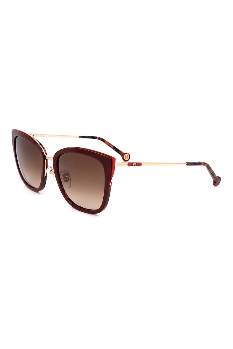 Carolina Herrera Ochelari de soare cat-eye cu rama metalica - Pled.ro