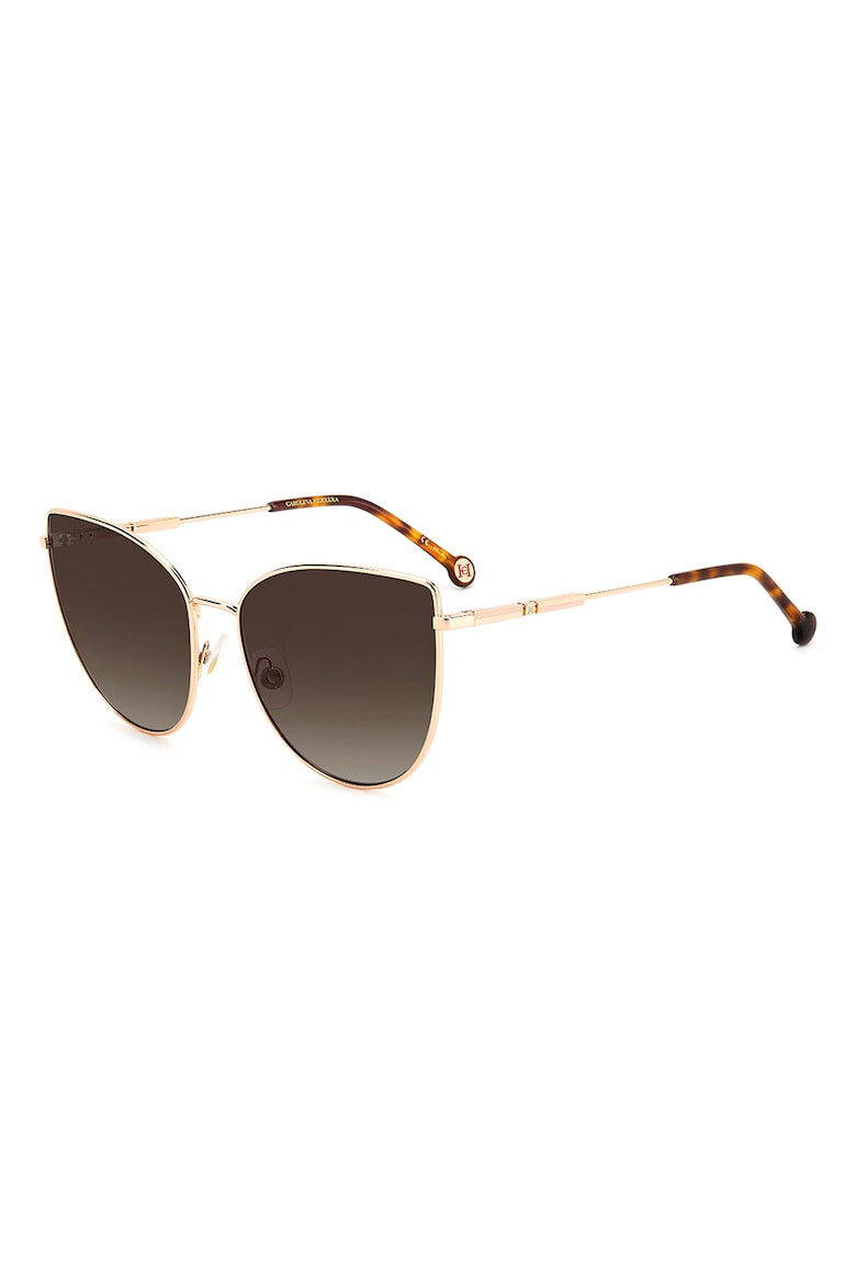 Carolina Herrera Ochelari de soare cat-eye cu rama metalica - Pled.ro