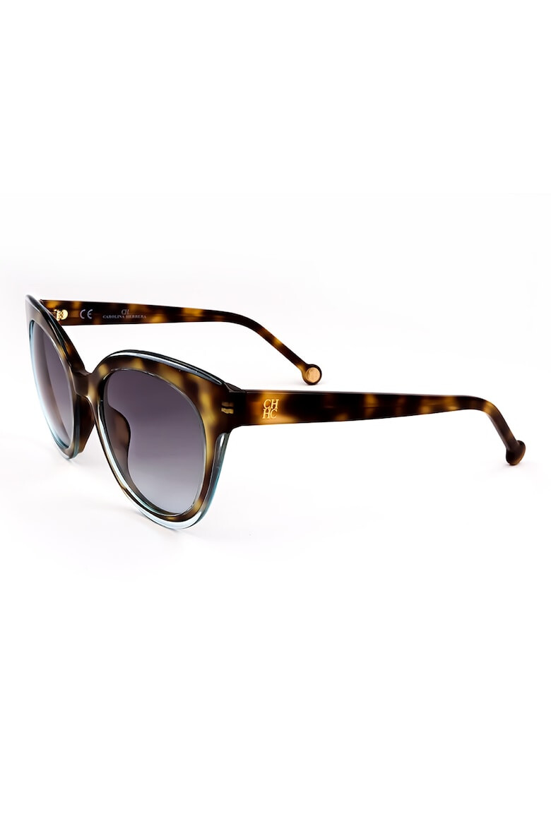 Carolina Herrera Ochelari de soare cat-eye cu rame cu model tortoise - Pled.ro