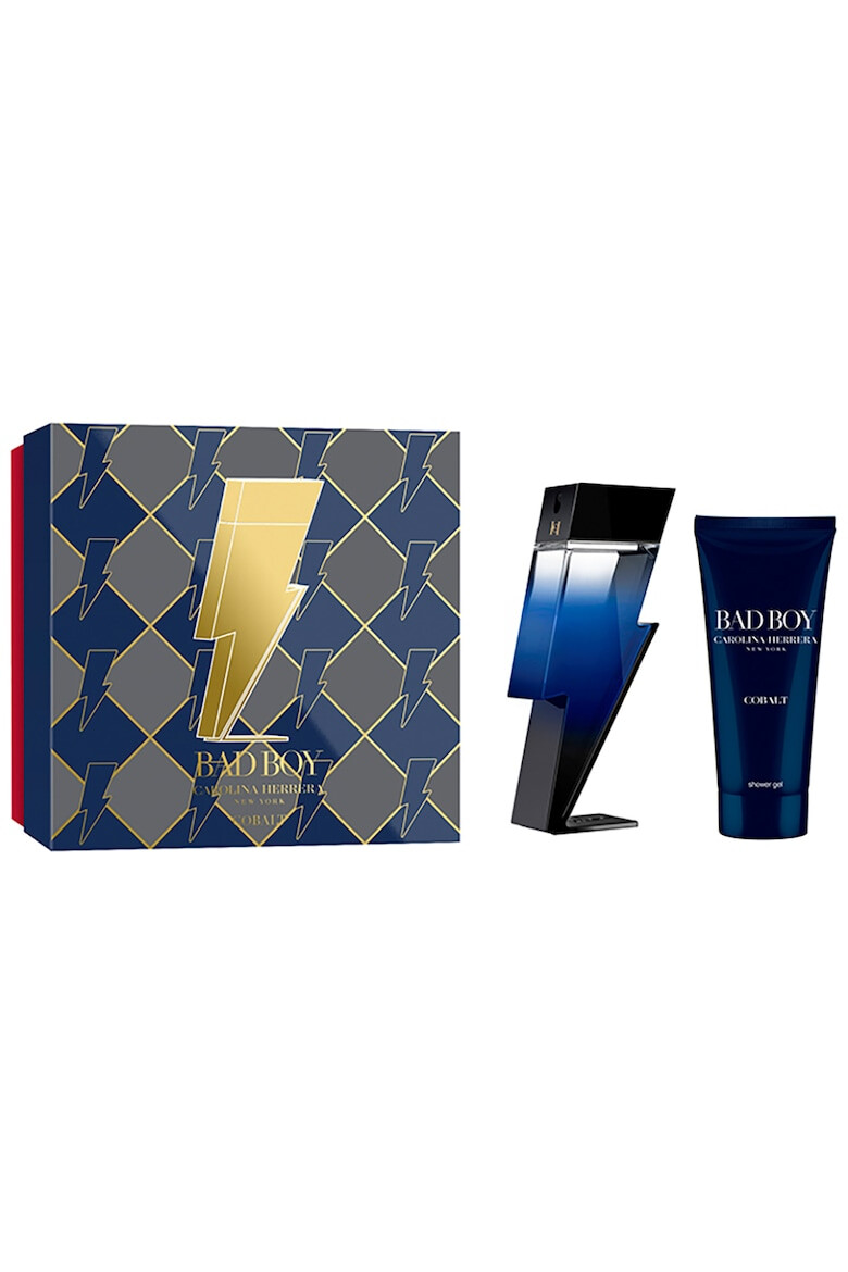 Carolina Herrera Set cadou Bad Boy Cobalt: Apa de parfum Barbati 100 ml + Gel de dus 100 ml - Pled.ro