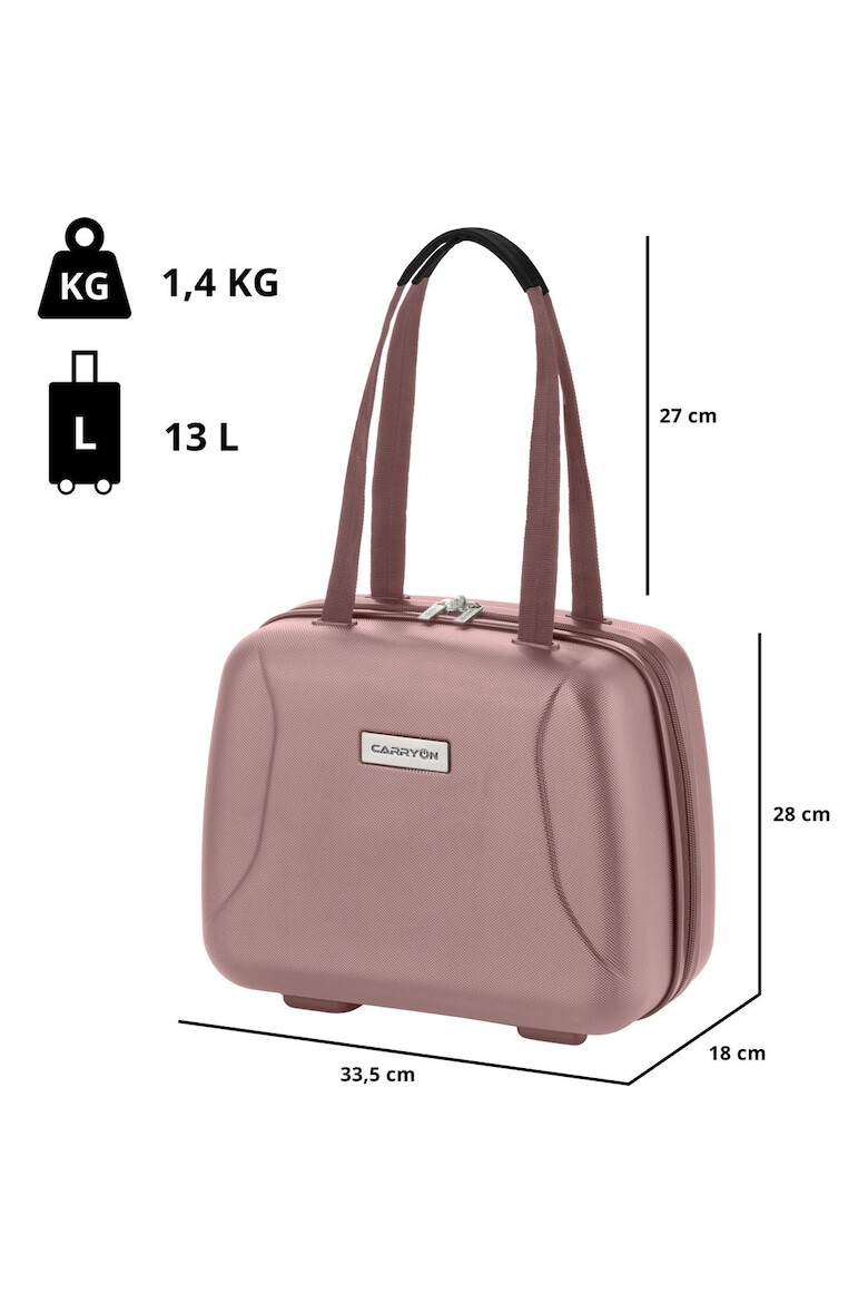 CarryOn Geanta de cosmetice Skyhopper OKOBAN Policarbonat Rose - Pled.ro