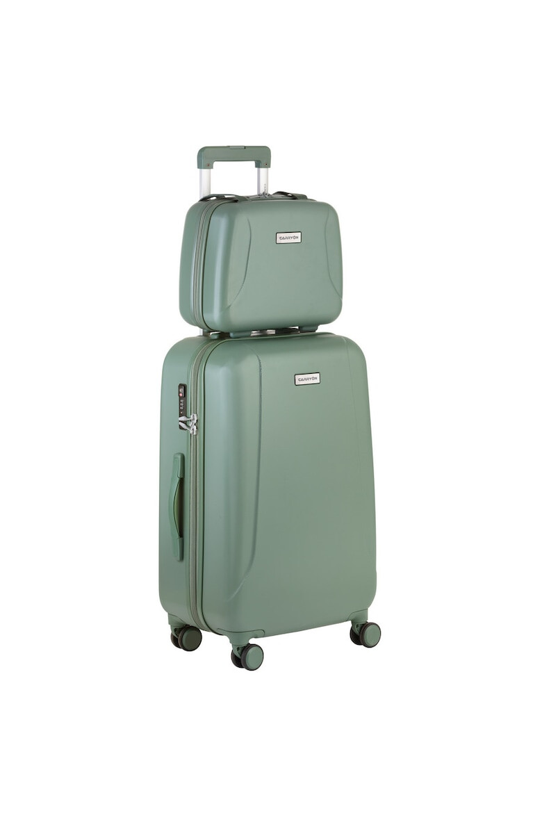 CarryOn Geanta de cosmetice Skyhopper OKOBAN Policarbonat Verde - Pled.ro