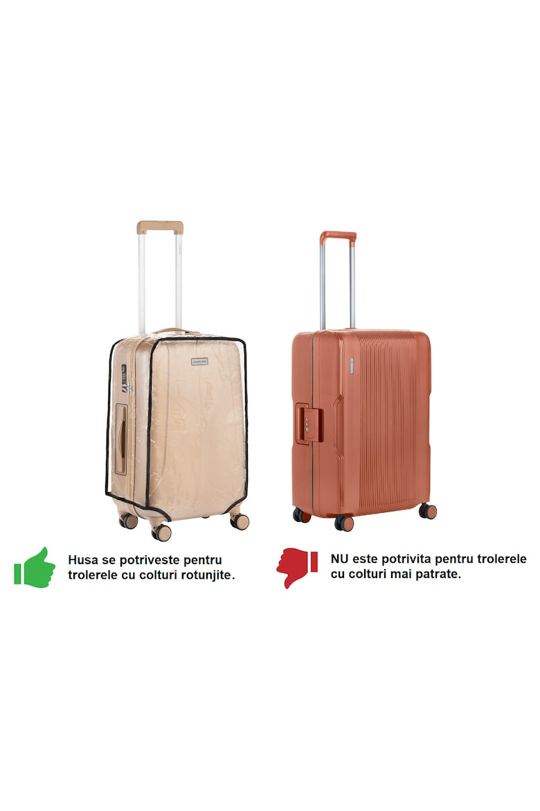 CarryOn Husa troler 505010 marime M 70 x 45 cm Transparent - Pled.ro