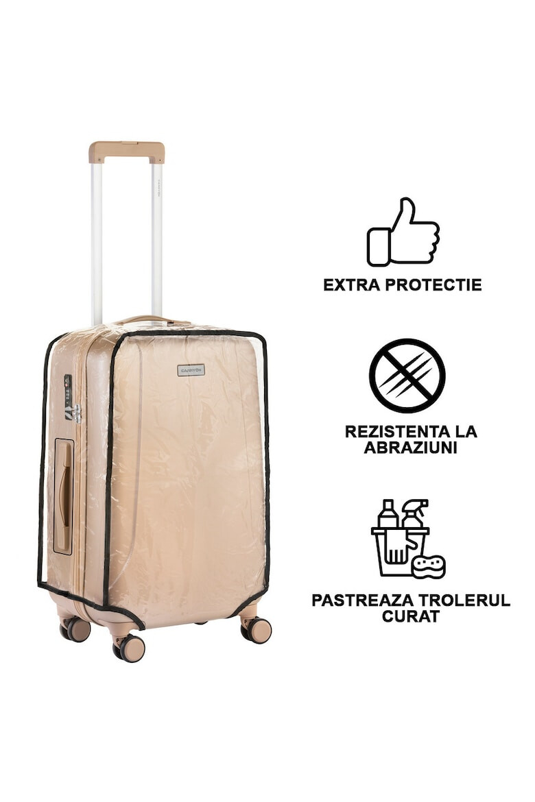 CarryOn Husa troler 505010 marime M 70 x 45 cm Transparent - Pled.ro