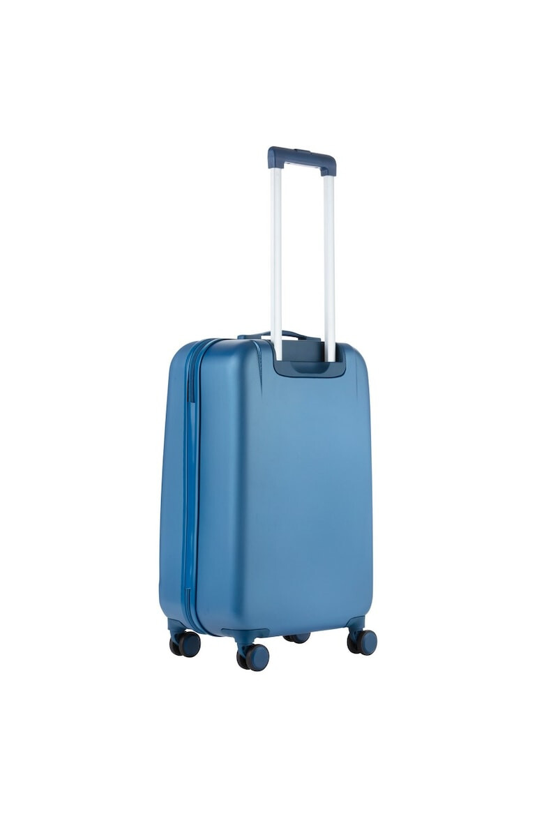 CarryOn Set Trolere Policarbonat/ABS 4 Roti Duble OKOBAN cifru TSA SKYHOPPER 3 Piese Albastru - Pled.ro