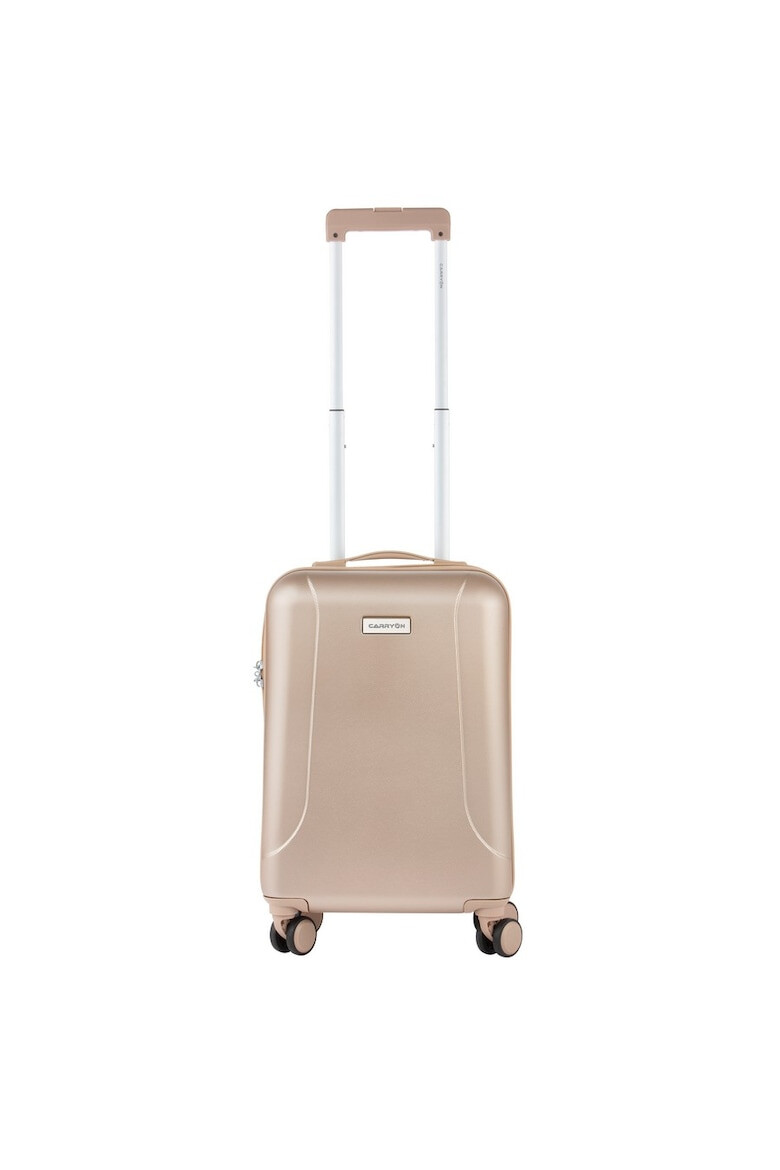 CarryOn Set Trolere Policarbonat/ABS 4 Roti Duble OKOBAN cifru TSA SKYHOPPER 3 Piese Auriu - Pled.ro