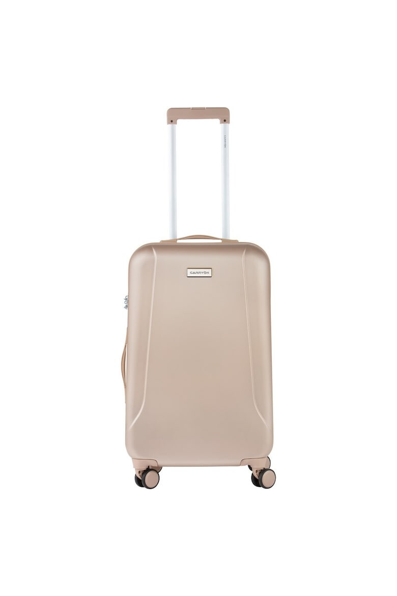 CarryOn Set Trolere Policarbonat/ABS 4 Roti Duble OKOBAN cifru TSA SKYHOPPER 3 Piese Auriu - Pled.ro