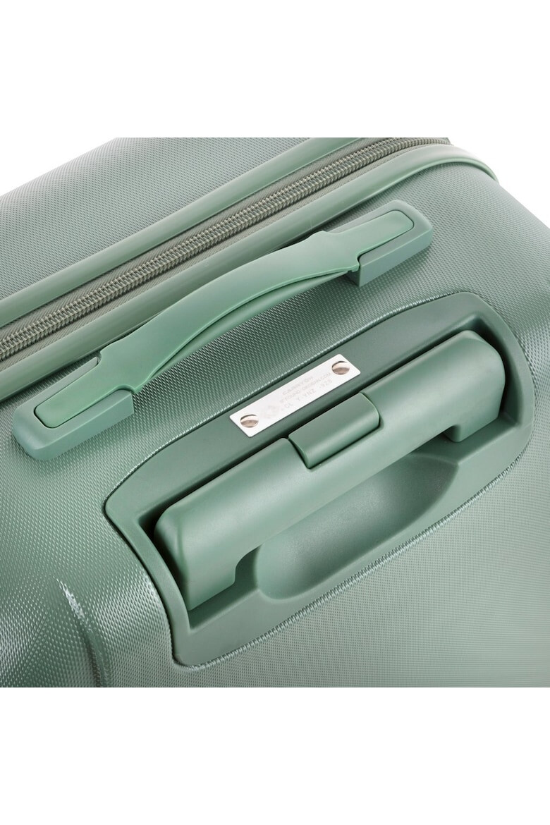 CarryOn Set Trolere Policarbonat/ABS 4 Roti Duble OKOBAN cifru TSA SKYHOPPER 3 Piese Verde - Pled.ro