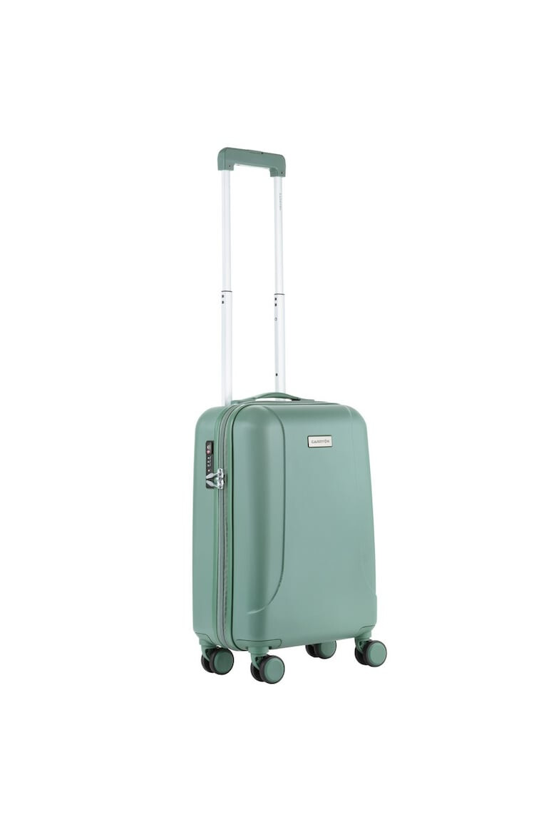 CarryOn Set Trolere Policarbonat/ABS 4 Roti Duble OKOBAN cifru TSA SKYHOPPER 3 Piese Verde - Pled.ro