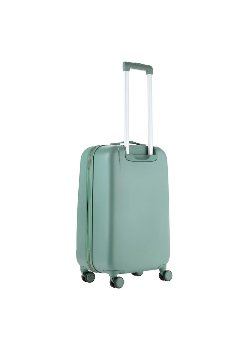 CarryOn Set Trolere Policarbonat/ABS 4 Roti Duble OKOBAN cifru TSA SKYHOPPER 3 Piese Verde - Pled.ro