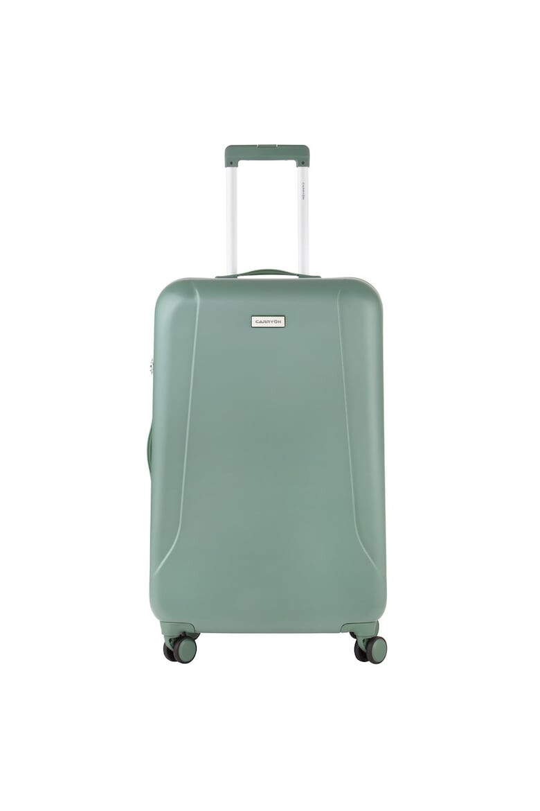 CarryOn Set Trolere Policarbonat/ABS 4 Roti Duble OKOBAN cifru TSA SKYHOPPER 3 Piese Verde - Pled.ro