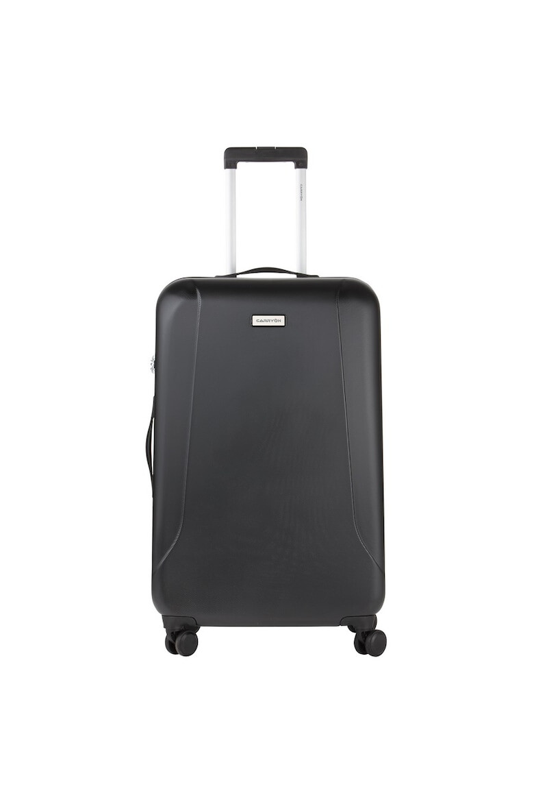 CarryOn Troler Mare Policarbonat/ABS 4 Roti Duble OKOBAN cifru TSA SKYHOPPER 78.5 cm Negru - Pled.ro