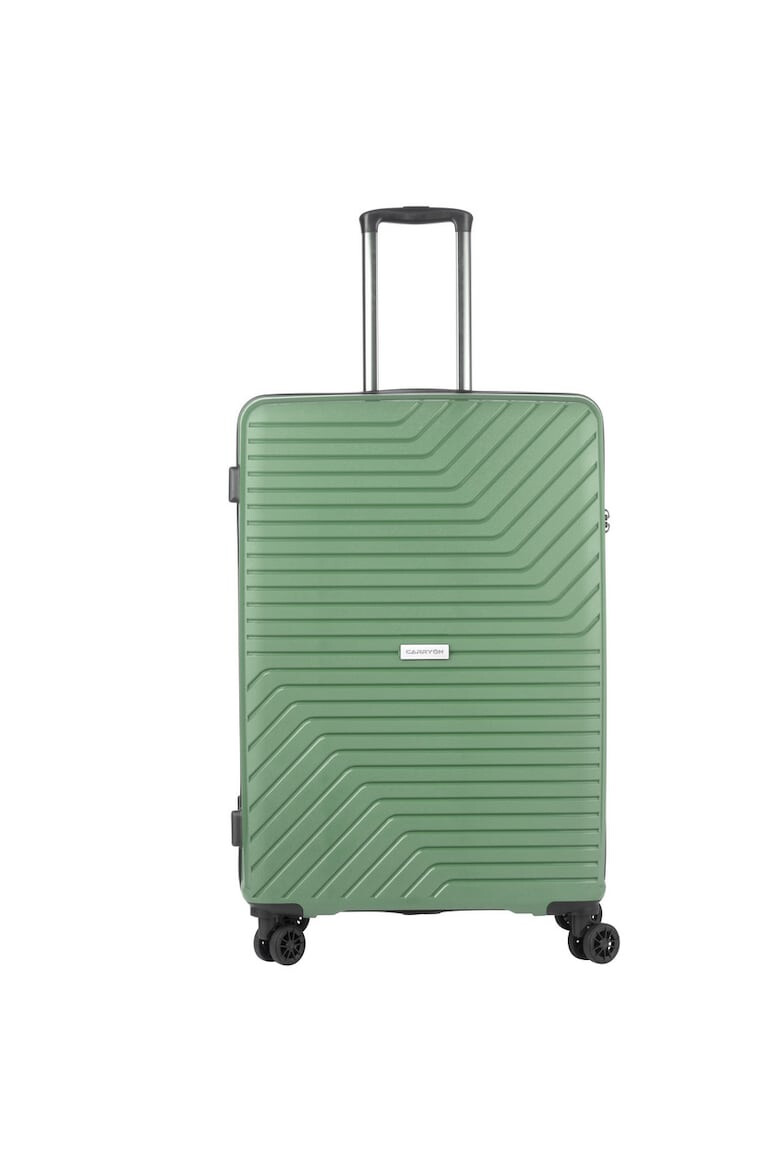 CarryOn Troler Mare Polipropilena Cifru TSA Cod Unic Okoban TRANSPORT 78.5 cm Verde - Pled.ro