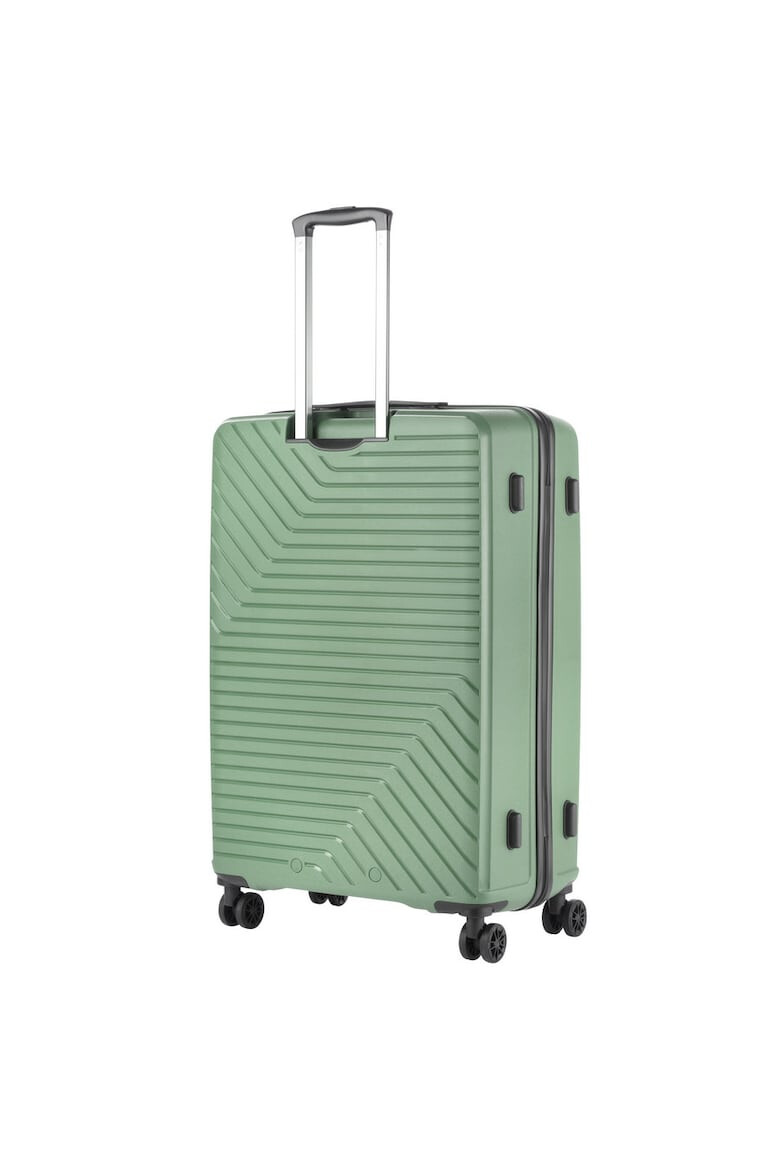 CarryOn Troler Mare Polipropilena Cifru TSA Cod Unic Okoban TRANSPORT 78.5 cm Verde - Pled.ro