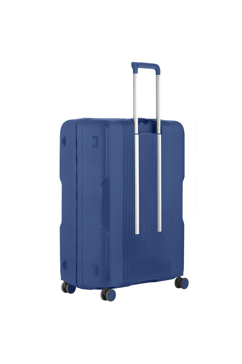 CarryOn Troler Mare Polipropilena Inchidere cu clapeta Cifru TSA Cod Okoban Protector 502465 - 77 cm Albastru - Pled.ro