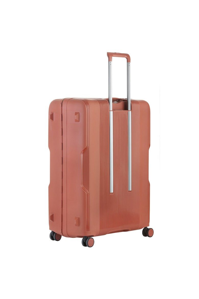 CarryOn Troler Mare Polipropilena Inchidere cu clapeta Cifru TSA Cod Okoban Protector 502470 - 77 cm Caramiziu - Pled.ro