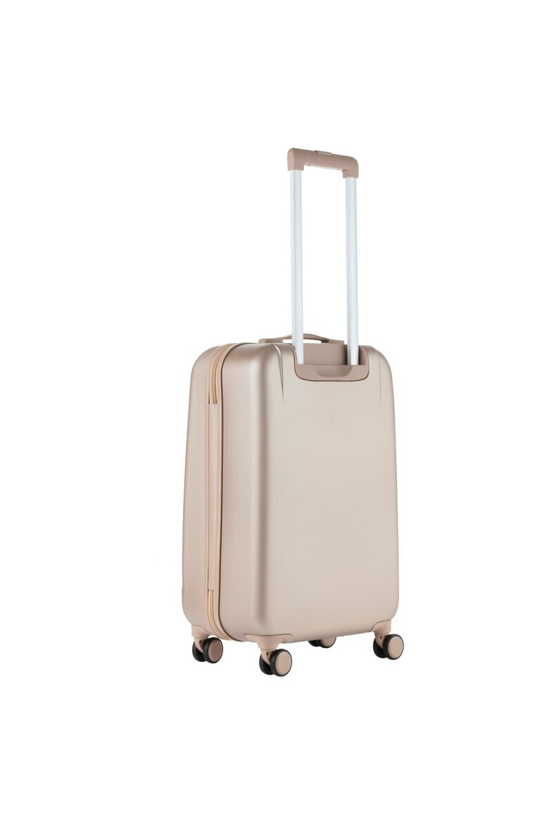 CarryOn Troler Mediu Policarbonat/ABS 4 Roti Duble OKOBAN cifru TSA SKYHOPPER 68.5 cm Auriu - Pled.ro