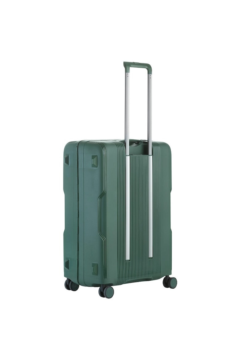 CarryOn Troler Mediu Polipropilena Inchidere cu clapeta Cifru TSA Cod Okoban Protector 502476 - 66 cm Verde - Pled.ro