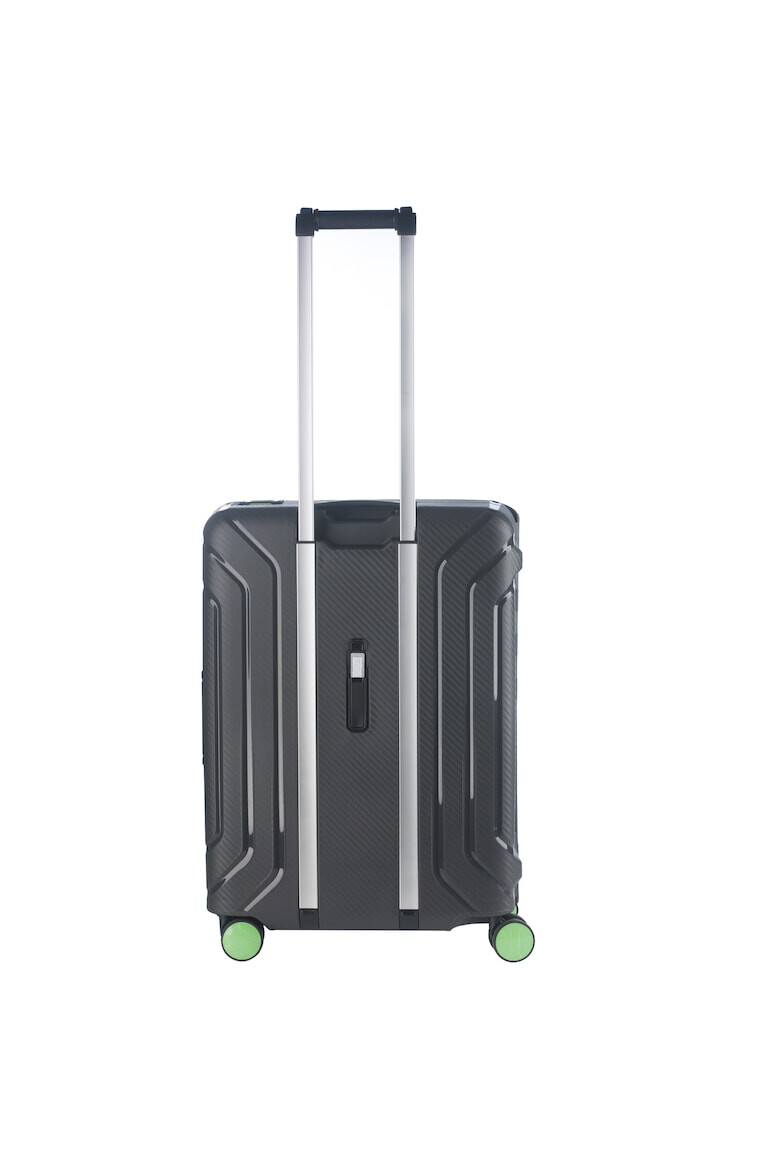 CarryOn Troler Mediu STEWARD Polipropilena inchidere cu clapeta marime M Antracit - Pled.ro