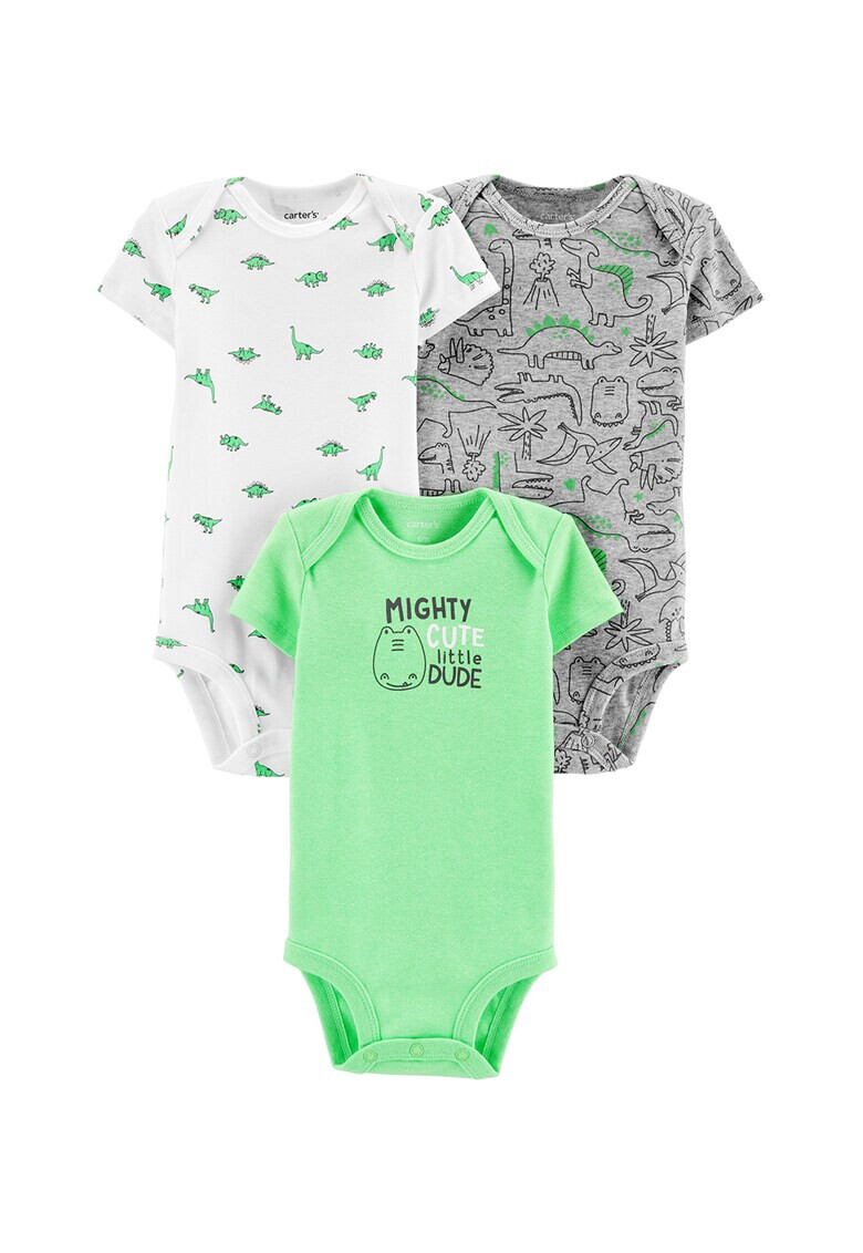 Carter's Set de body-uri cu imprimeu - 3 piese - Pled.ro