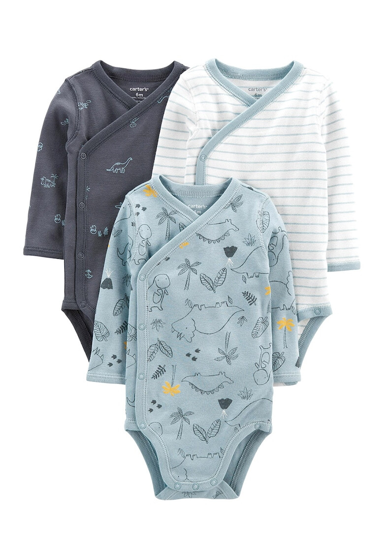 Carter's Set de body-uri cu imprimeu - 3 piese - Pled.ro