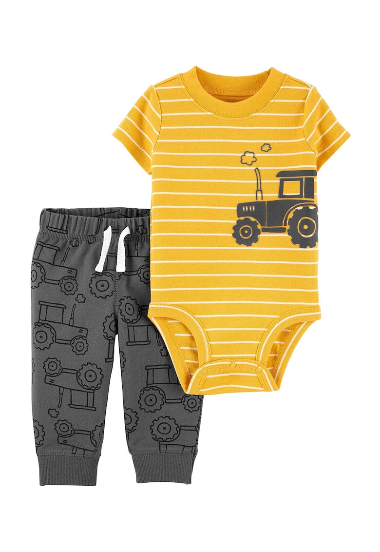 Carter's Set de pantaloni si body cu imprimeu - 2 piese - Pled.ro