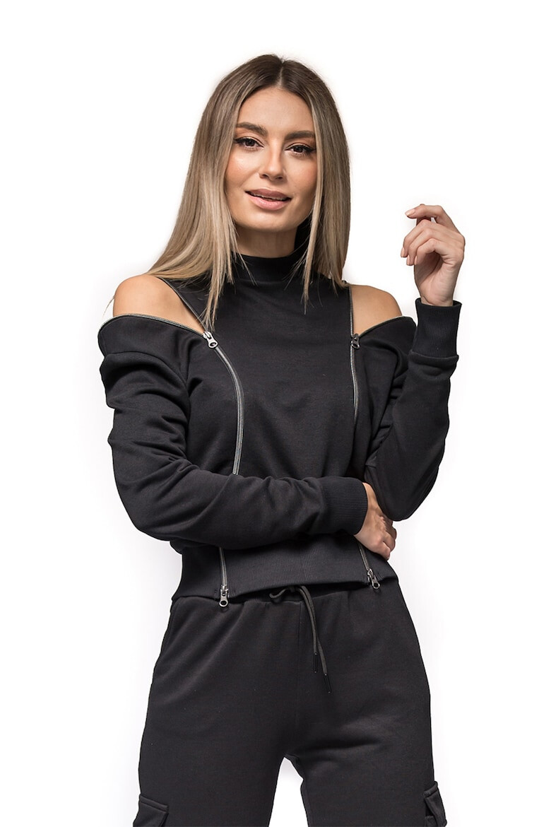 CASA DE MODA VIGO Bluza sport cu fermoare Taya - Pled.ro