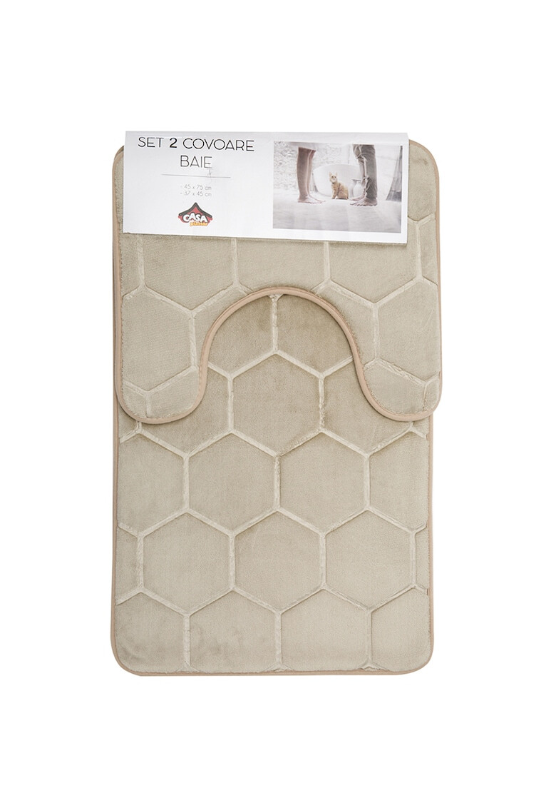 Casa Plastor Set 2 covoare baie Honey 75x45 cm - Pled.ro