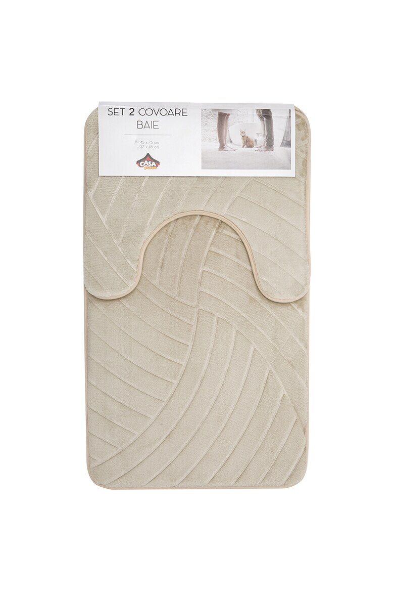 Casa Plastor Set 2 covoare baie Spirals 75x45 cm - Pled.ro