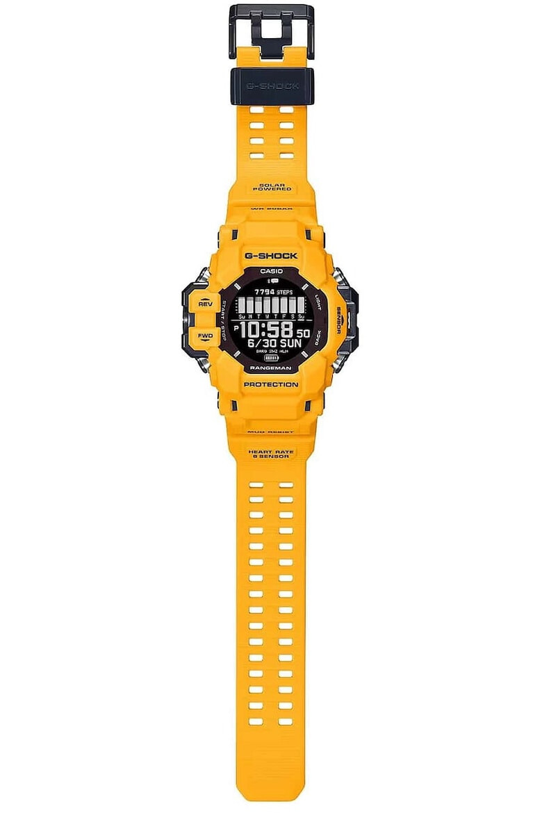 Casio Ceas barbatesc G-SHOCK Cauciuc/Plastic Galben/Negru - Pled.ro