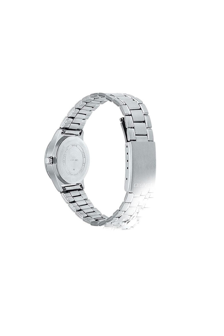 Casio Ceas barbatesc MTP-V006D-7B2UDF Quartz Casual Cristal mineral Otel Alb/Argintiu 38 mm - Pled.ro