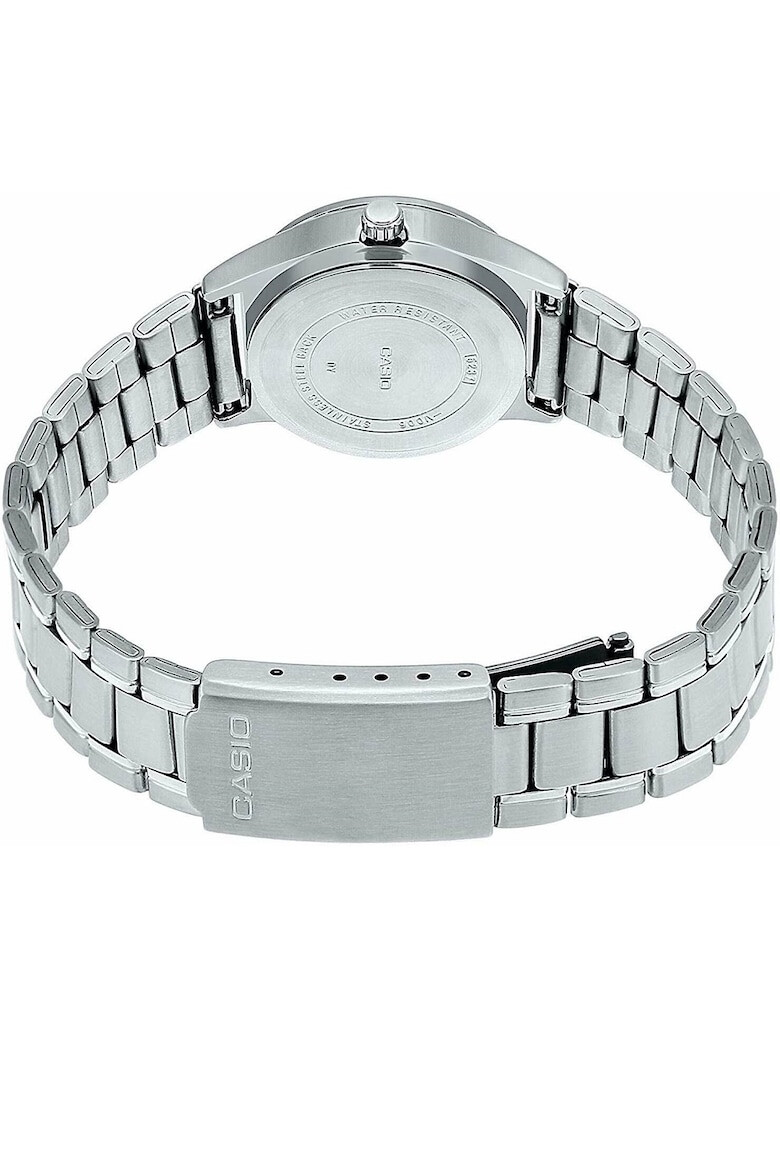 Casio Ceas barbatesc MTP-V006D-7B2UDF Quartz Casual Cristal mineral Otel Alb/Argintiu 38 mm - Pled.ro