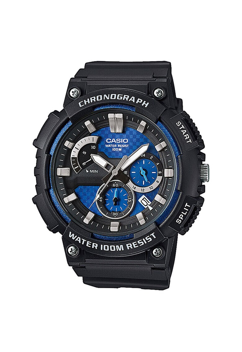 Casio Ceas cronograf cu cadran in carouri - Pled.ro