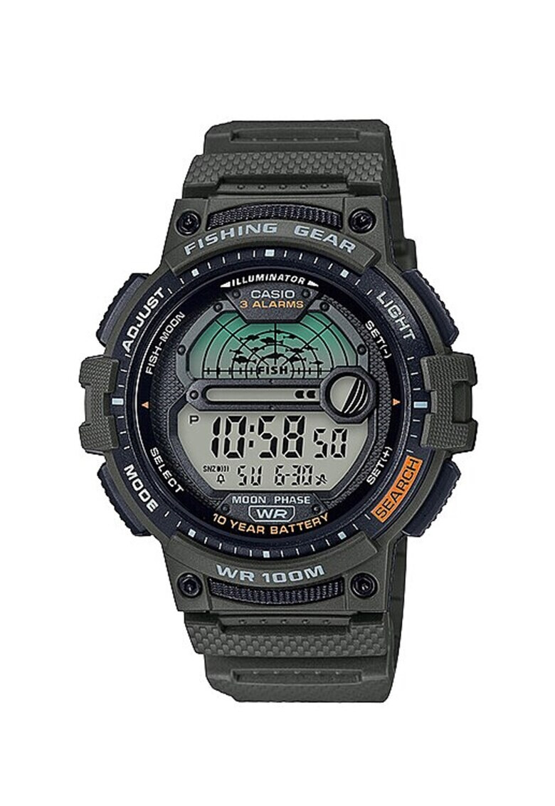 Casio Ceas cronograf cu functii multiple si pentru pescuit - Pled.ro