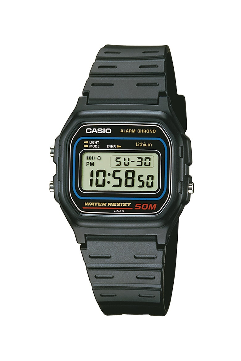 Casio Ceas cronograf digital cu o curea din rasina Unisex - Pled.ro