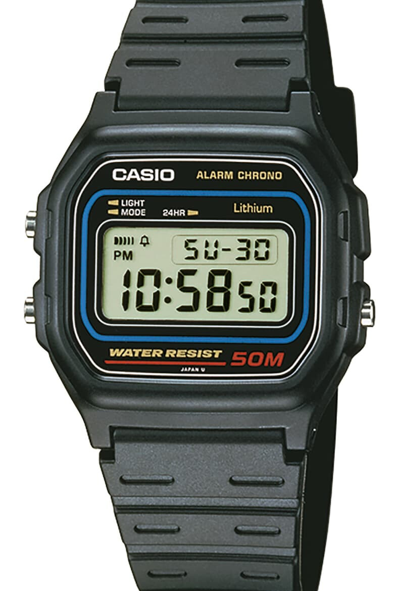 Casio Ceas cronograf digital cu o curea din rasina Unisex - Pled.ro