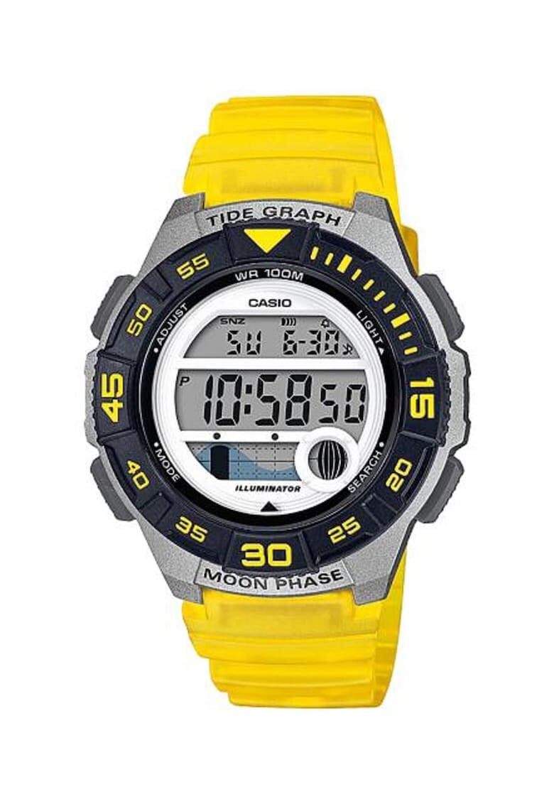 Casio Ceas digital cronograf cu fazele lunii si indicator pentru maree - Pled.ro