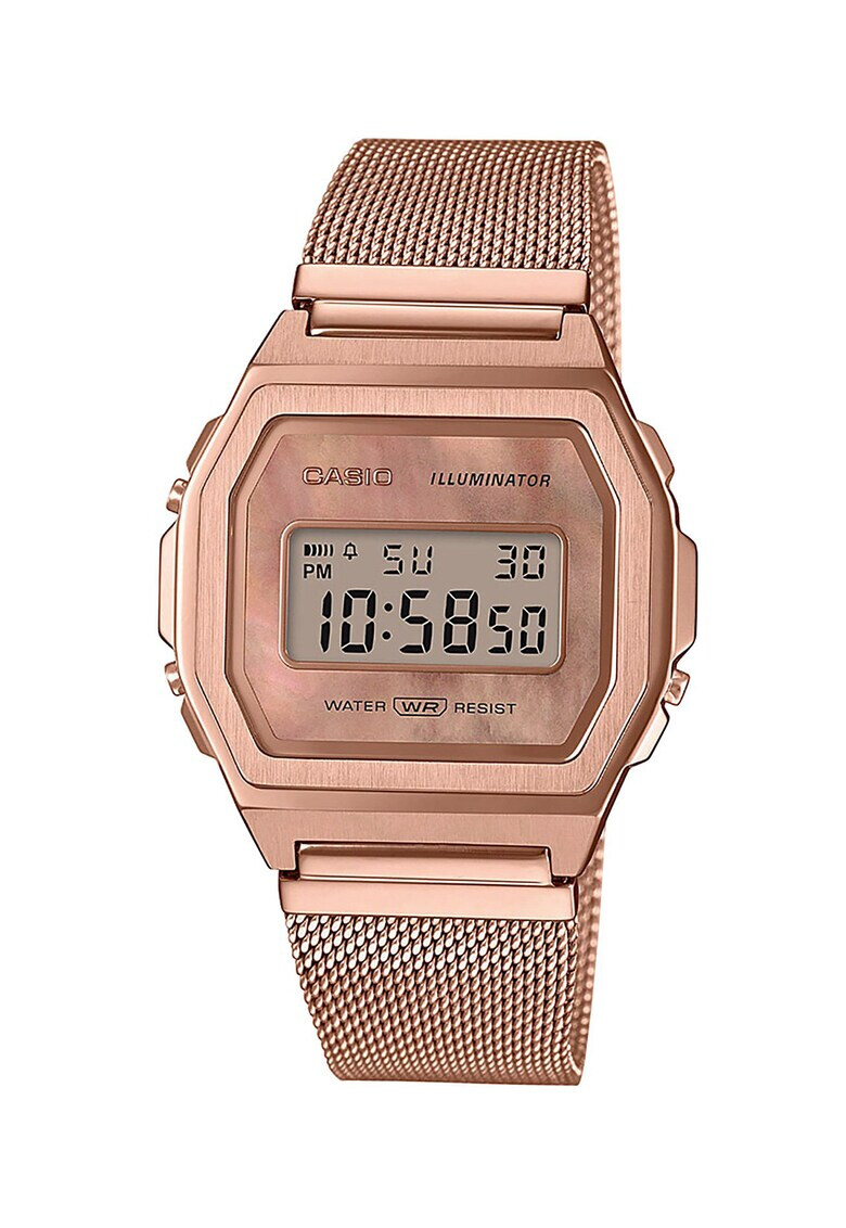 Casio Ceas digital cu bratara cu model plasa - Pled.ro