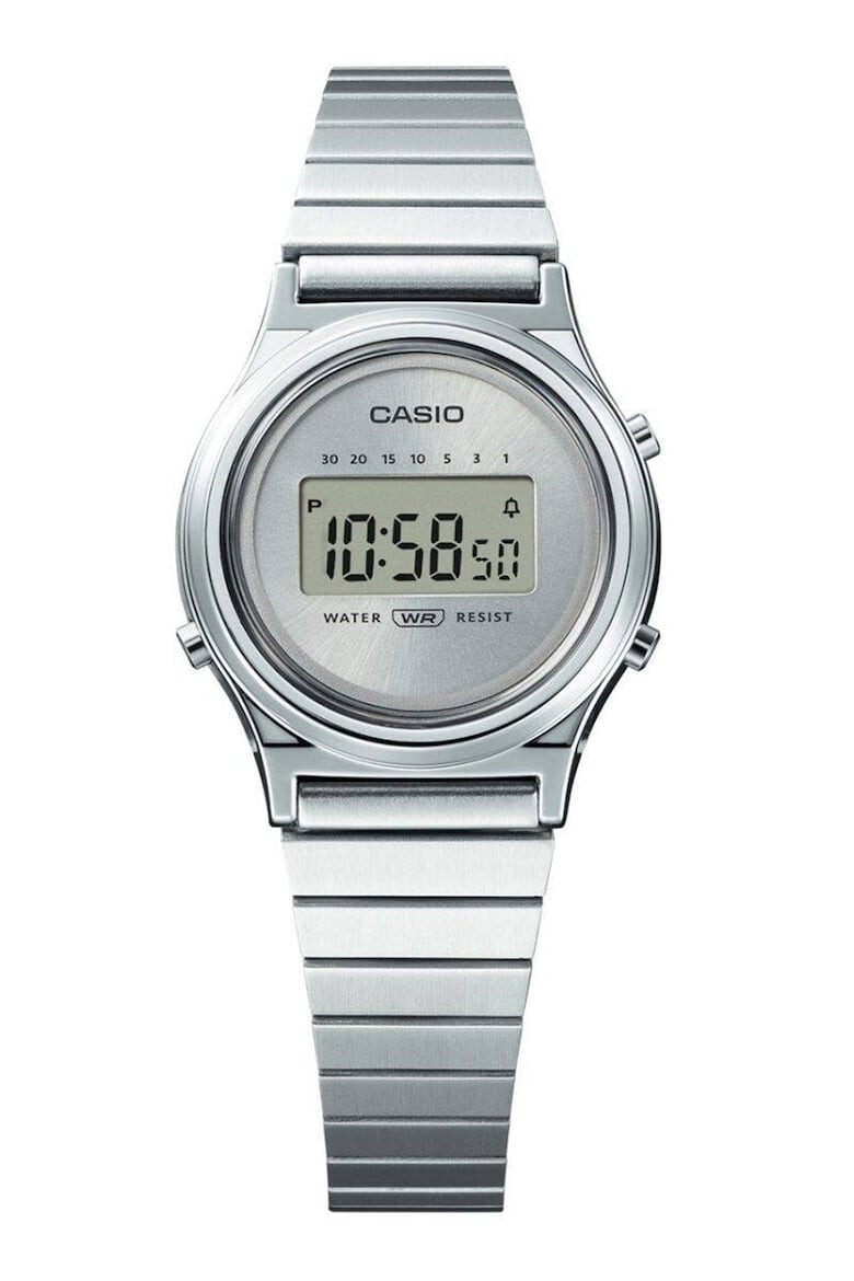 Casio Ceas diital cu bratara din otel inoxidabil - Pled.ro