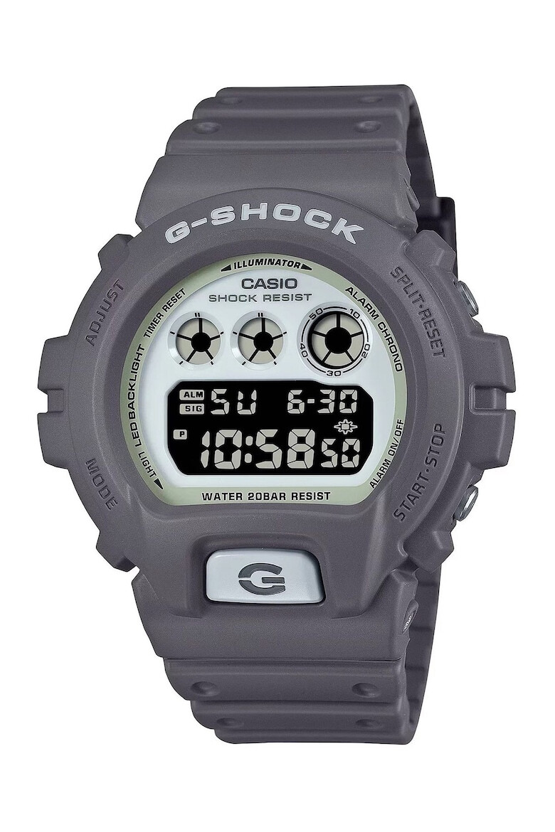 Casio Ceas G-SHOCK 6900 Series Quartz Digital Rezistent la apa 20 ATM Gri Curea Cauciuc - Pled.ro