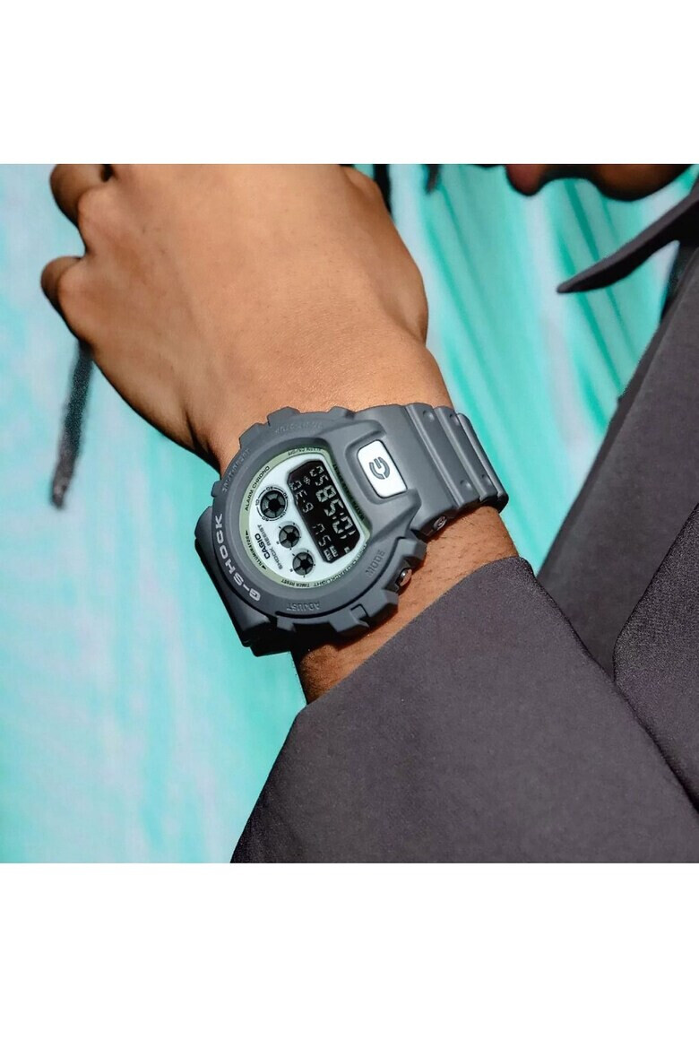 Casio Ceas G-SHOCK 6900 Series Quartz Digital Rezistent la apa 20 ATM Gri Curea Cauciuc - Pled.ro